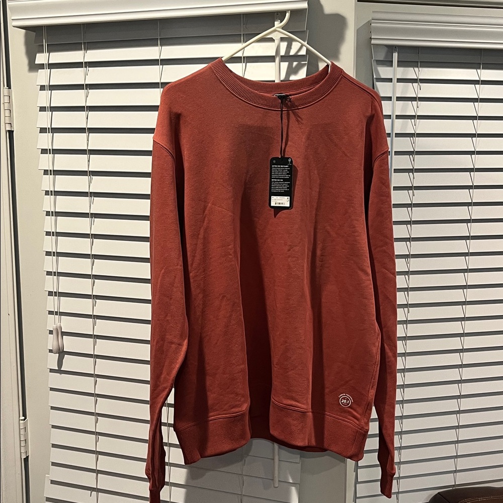 NWT Allbirds R&R Sweatshirt Size XL Hazy Sienna Organic Pima Hemp Tencel